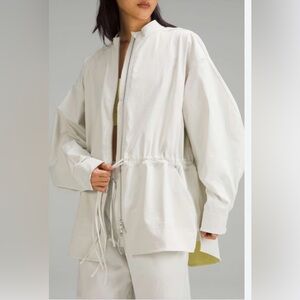 Lululemon Athleisure Cinch-Waist Shirt Jacket size Medium